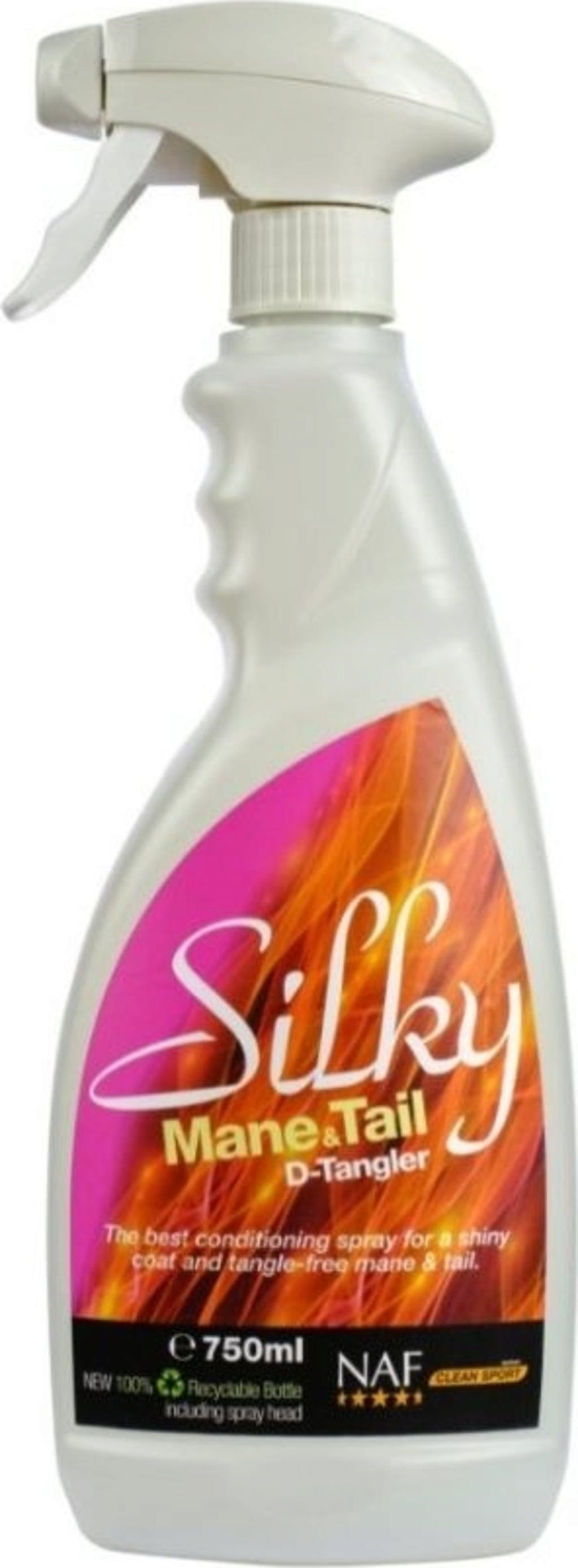 Подхранващ спрей за грива и опашка NAF Silky Spray 750 мл.