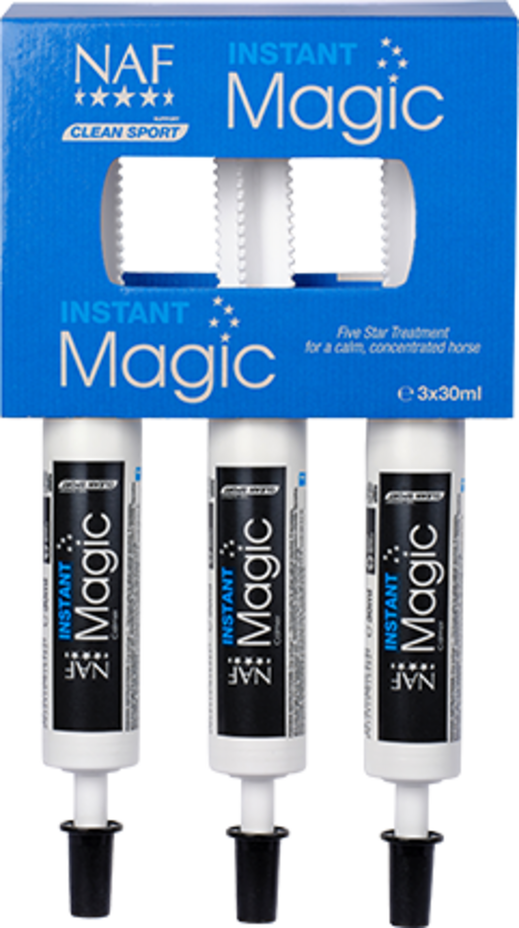 NAF Instant Magic 3х30 мл. &ndash; Бързодействаща успокояваща паста (спринцовка) за коне
